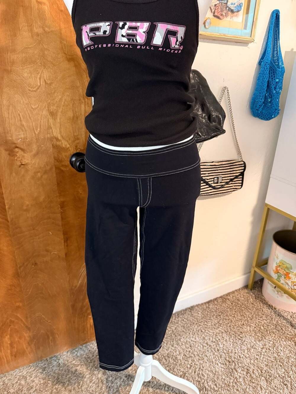 Vintage Couture Active Wear by Janis Saffell Low-Rise Leggings